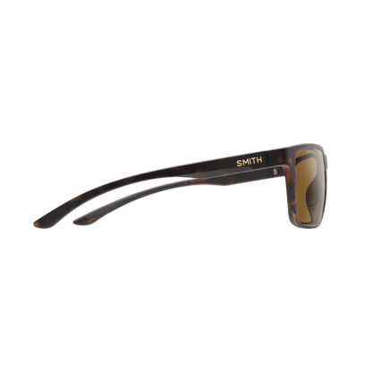 SMITH RIPTIDE SUNGLASSES - MATTE TORTOISE - CP G POL BRN - SIDE VIEW