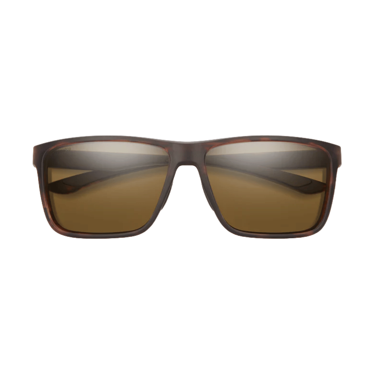 SMITH RIPTIDE SUNGLASSES - MATTE TORTOISE - CP G POL BRN -  FRONT VIEW