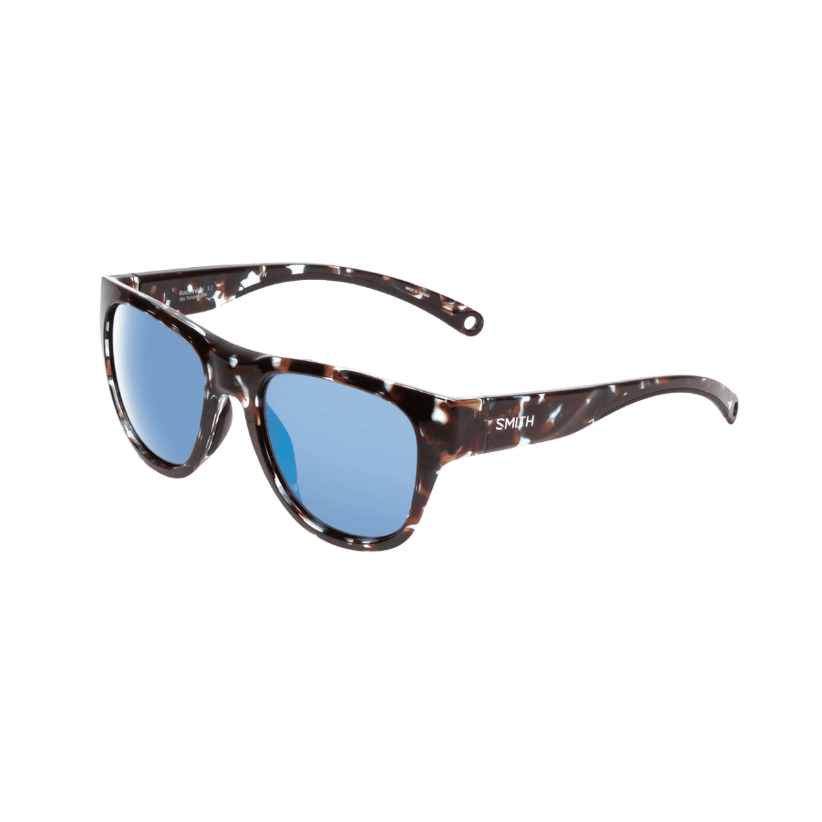 SMITH ROCKAWAY SUNGLASSES - SKY TORTOISE - SIDE FRONT VIEW