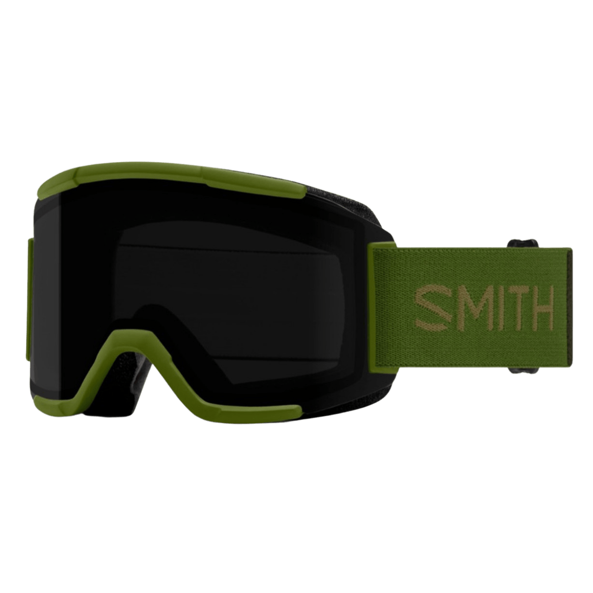 SMITH ADULT UNISEX SQUAD GOGGLES - OLIVE - CP SUN BLACK