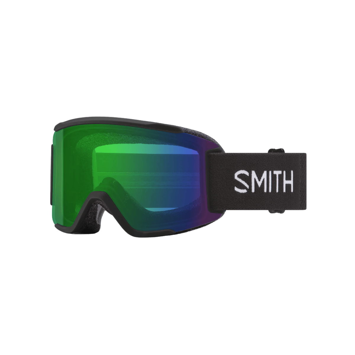 SMITH ADULT UNISEX SQUAD S GOGGLE - BLACK - CHROMAPOP EVERYDAY GREEN MIRROR
