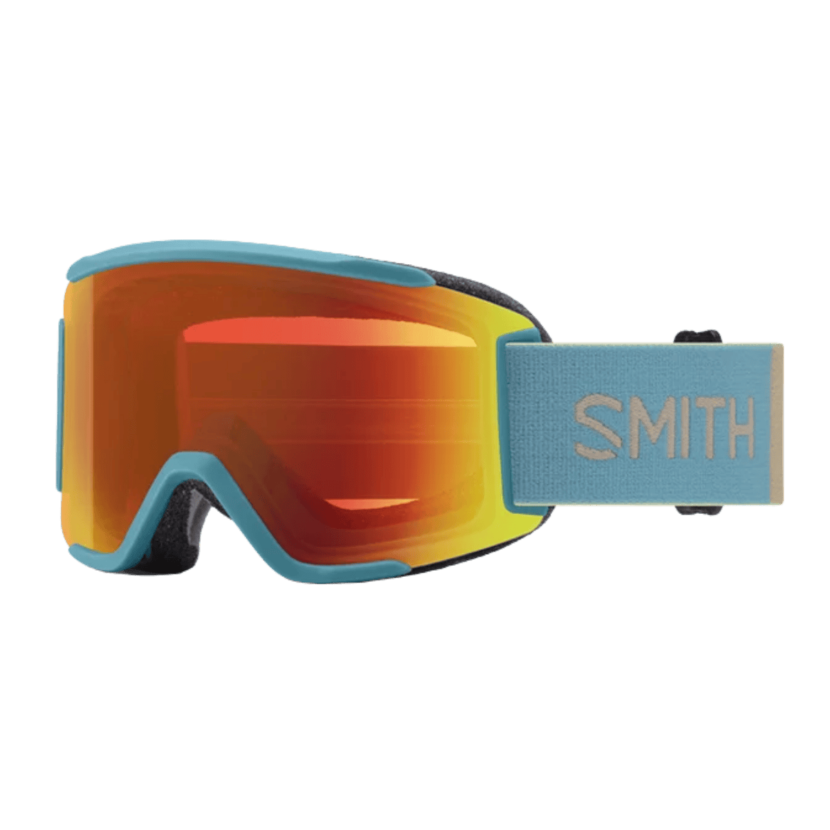 SMITH ADULT UNISEX SQUAD S GOGGLE - STORM COLORBLOCK  - CHROMAPOP EVERYDAY RED MIRROR