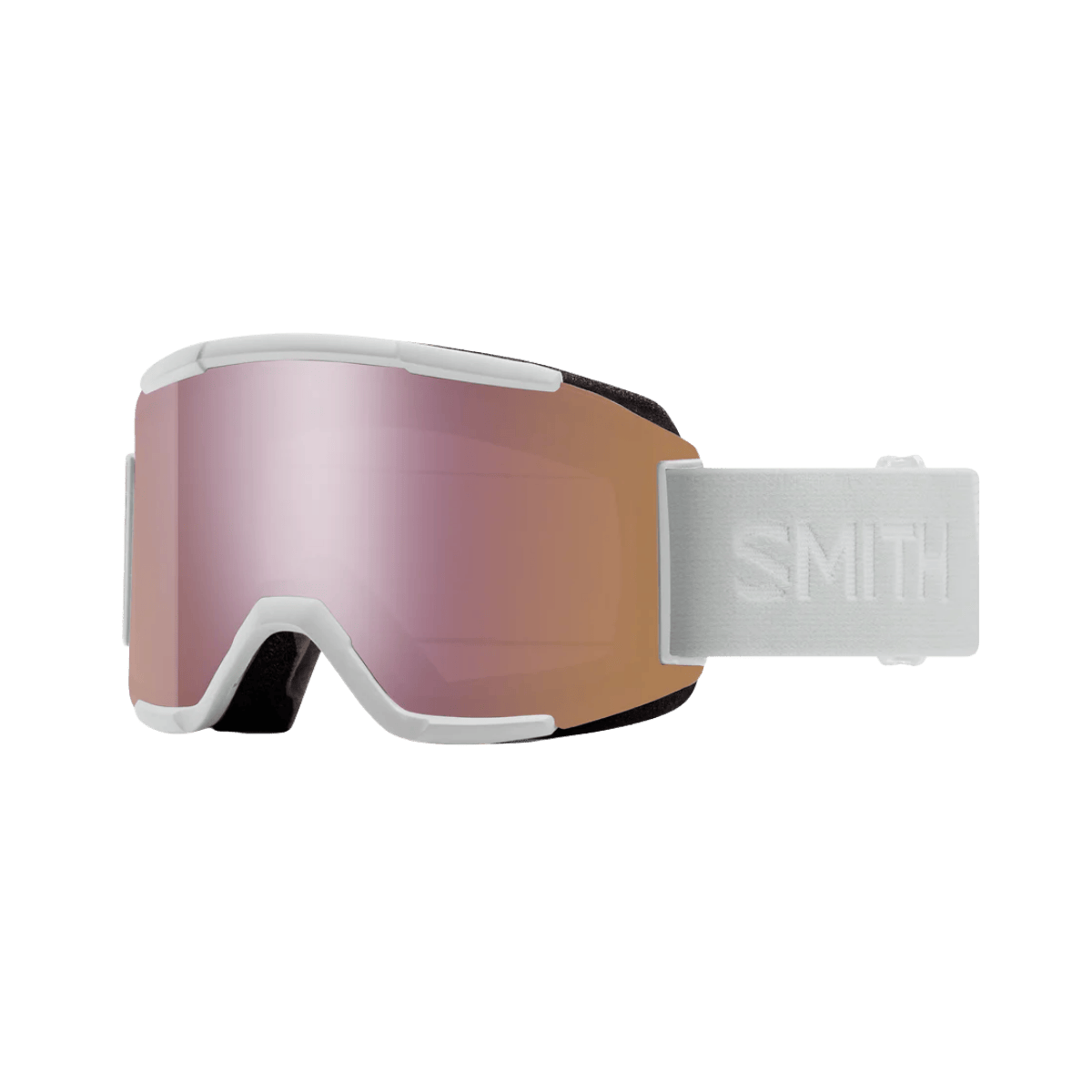 SMITH ADULT UNISEX SQUAD S GOGGLE - WHITE VAPOR - CHROMAPOP EVERYDAY ROSE GOLD MIRROR