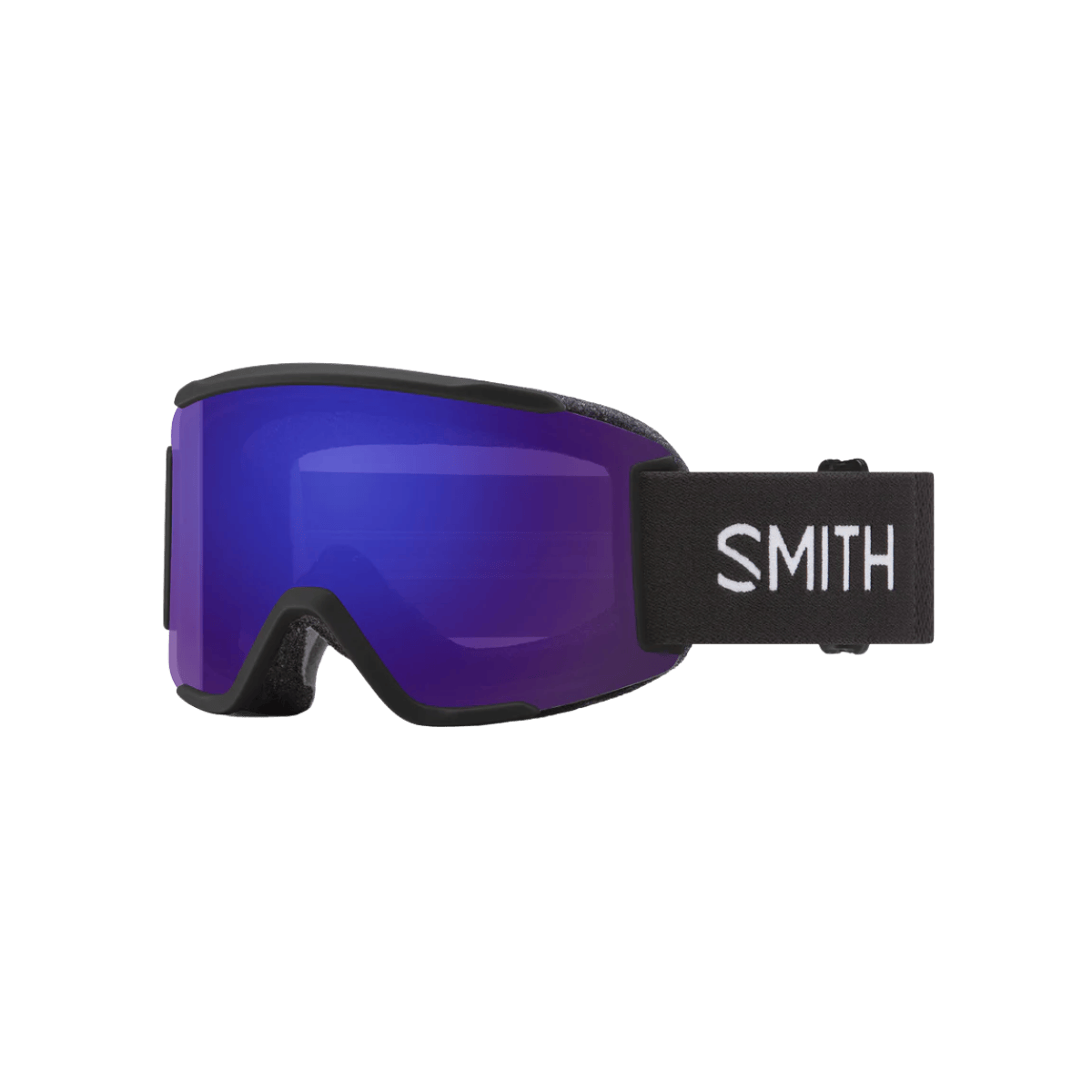 SMITH ADULT UNISEX SQUAD S GOGGLE - BLACK - CHROMAPOP EVERYDAY VIOLET MIRROR