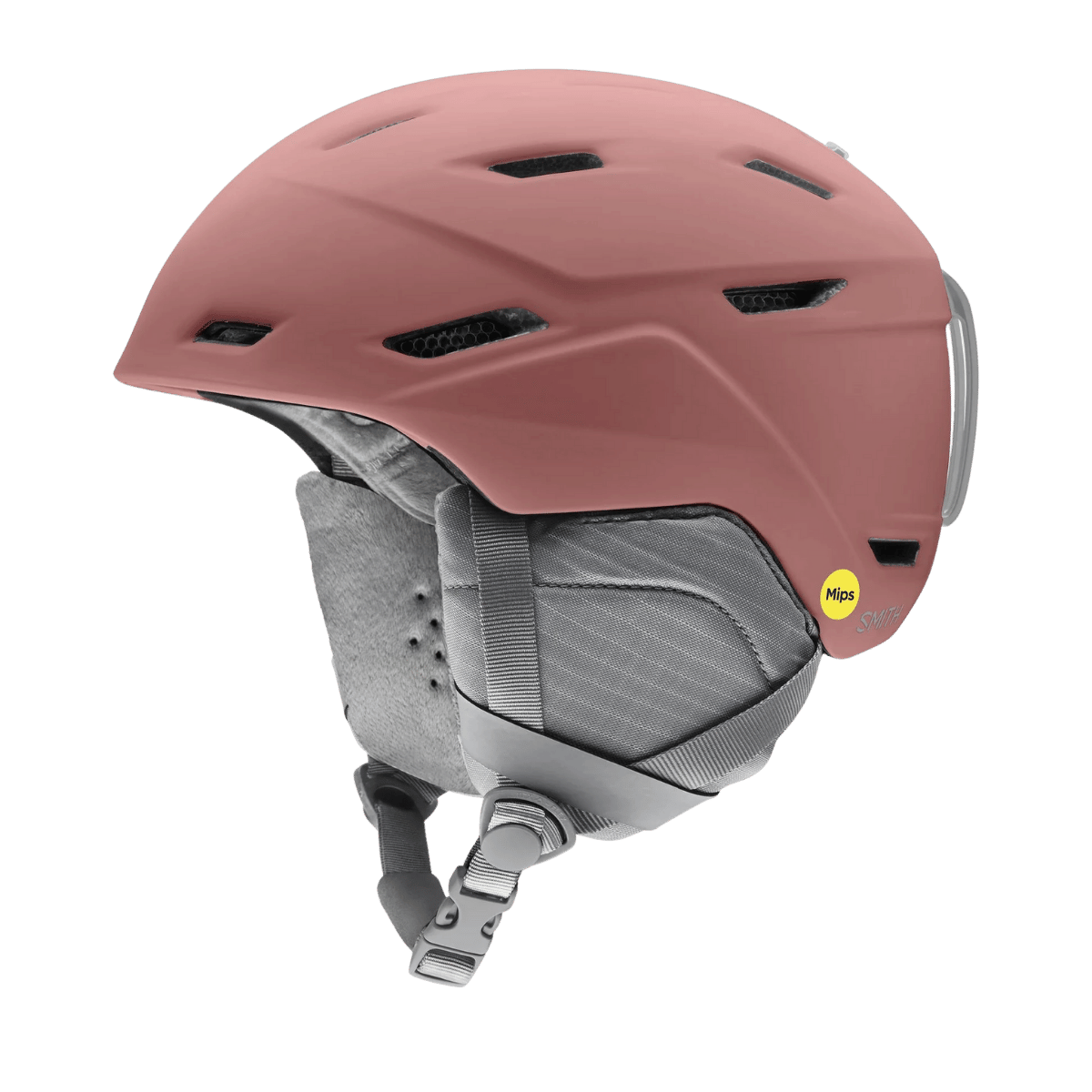 SMITH ADULT MIRAGE MIPS HELMET - MATTE CHALK ROSE