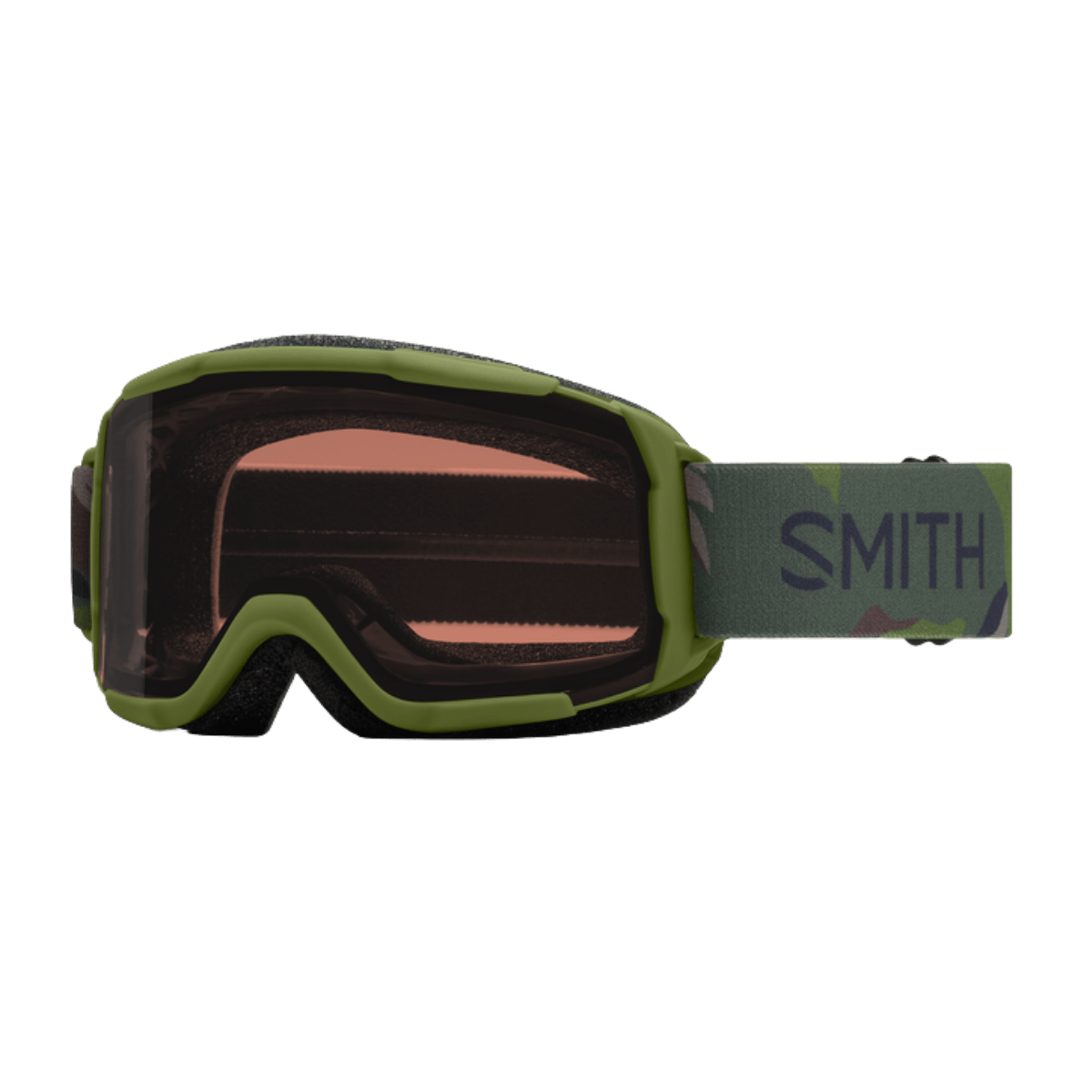 SMITH YOUTH DAREDEVIL JUNIOR GOGGLE - OLIVE PLANT CAMO - RC36 MIRROR