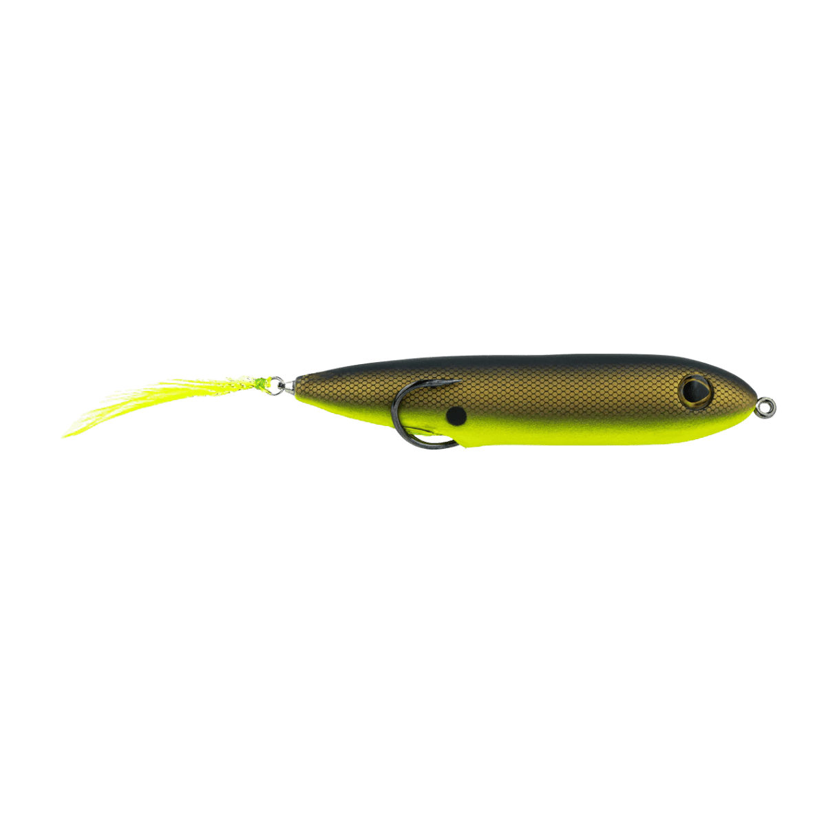 SNAGPROOF ZOO DOG TOPWATER WALKING BAIT FISHING LURE 3/5 OZ - CHARTREUSE SHAD