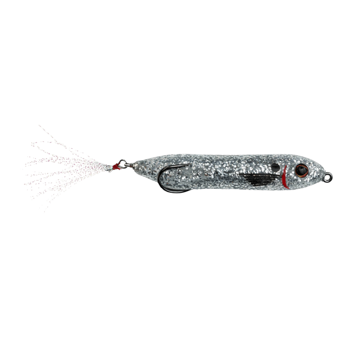 SNAGPROOF ZOO DOG TOPWATER WALKING BAIT FISHING LURE 3/5 OZ - SILVER MINNOW