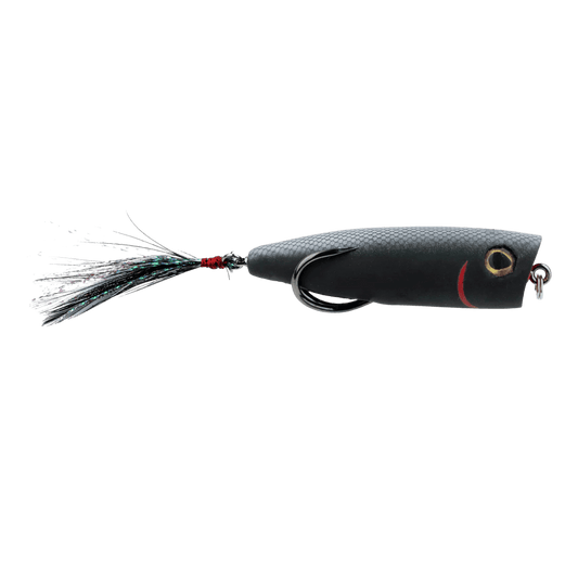 SNAGPROOF ZOO POP TOPWATER POPPER - 3/8 OZ - BLACK