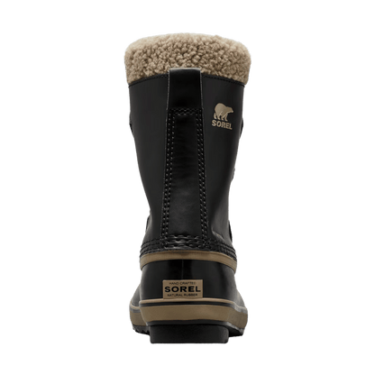 SOREL YOUTH YOOT PAC TP WATERPROOF BOOT - BLACK - BACK VIEW