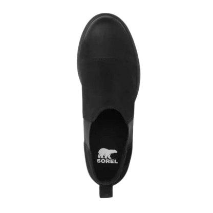 OREL WOMEN'S EVIE II CHELSEA PULL ON BOOTS - BLACK/SEA SALT - TOP VIEW