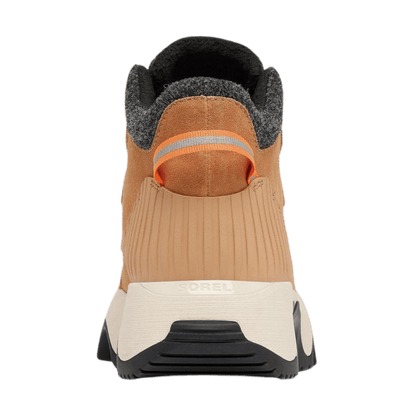 SOREL WOMEN'S KINETIC IMPACT CARIBOU PLUS WATERPROOF BOOT - TAWNY BUFF - BACK VIEW