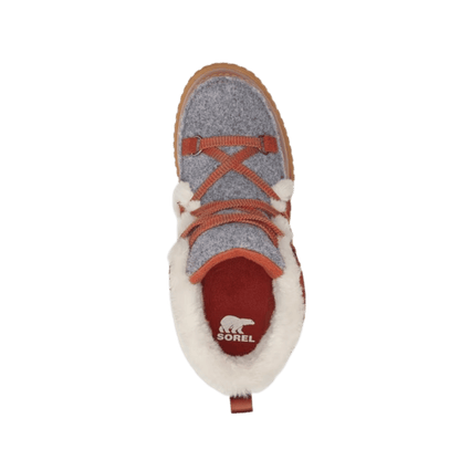 SOREL WOMEN'S ONA AVE ALPINE WATERPROOF BOOTS - VELVET TAN - TOP VIEW