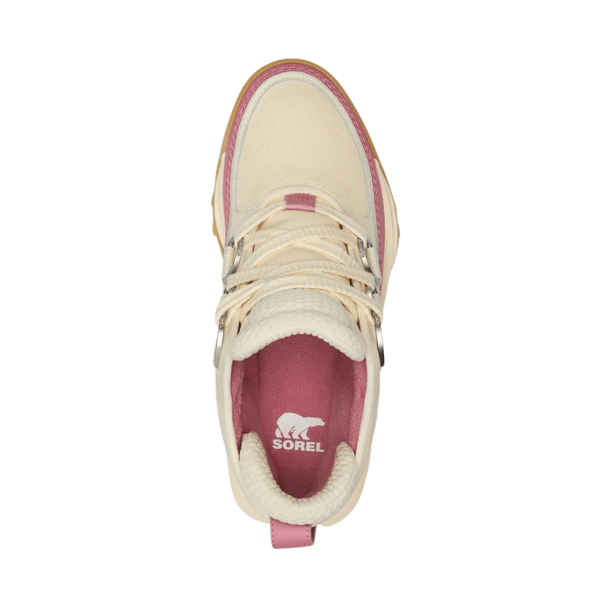 SOREL WOMEN'S ONA RMX CHUKKA PLUS WATERPROOF BOOT - HONEY WHITE - TOP VIEW