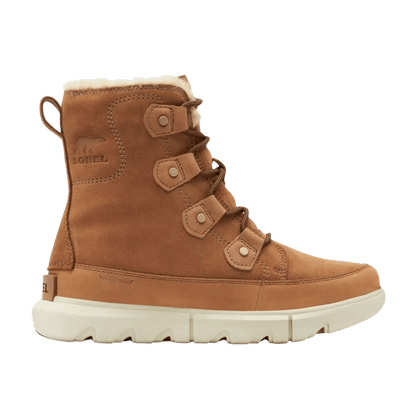 SOREL WOMEN'S EXPLORER II JOAN WATERPROOF BOOTS - VELVET TAN - LEFT SIDE VIEW