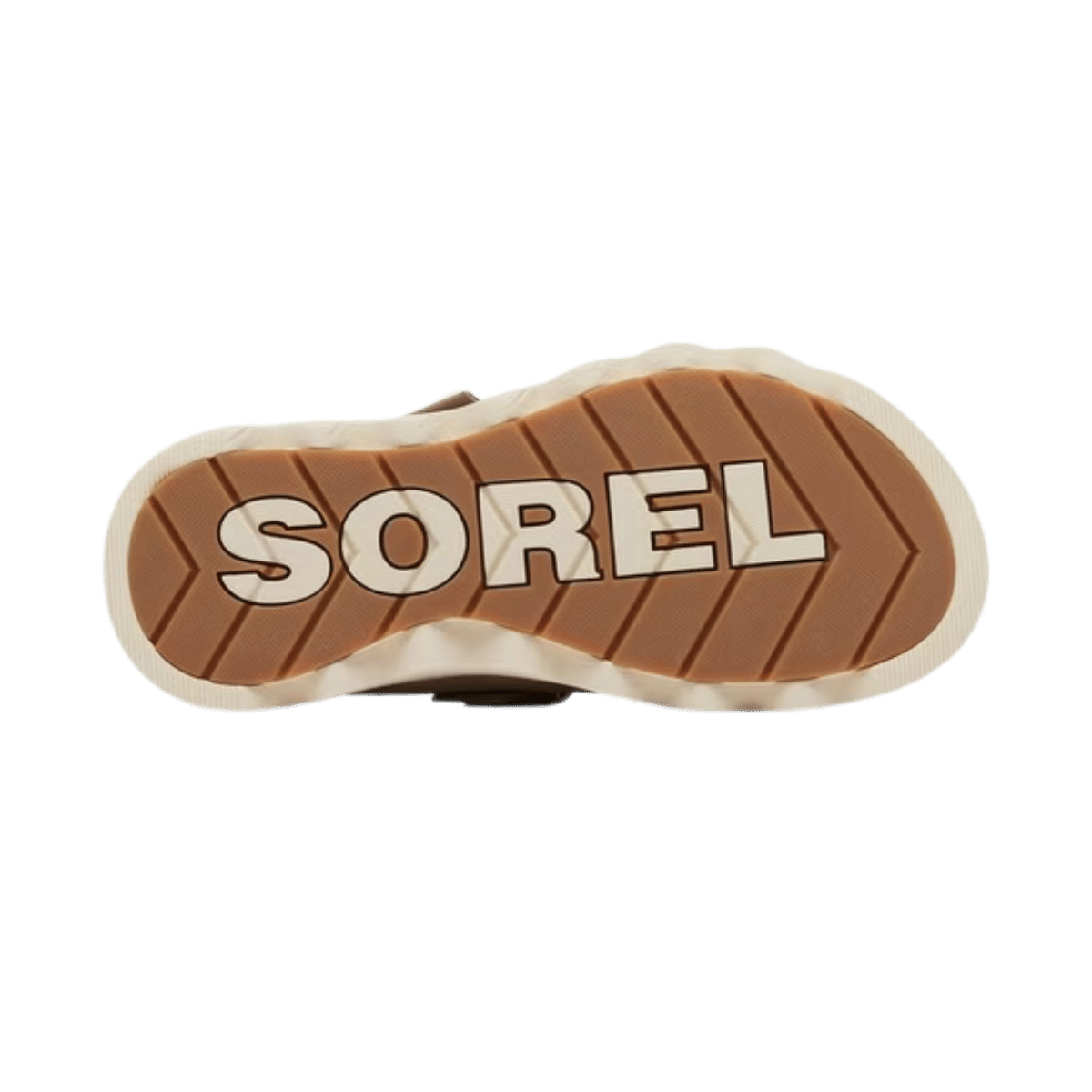 SOREL WOMEN'S VIIBE CLOG SHOES - OMEGA TAUPE - SOLE VIEW