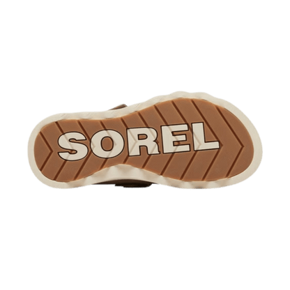 SOREL WOMEN'S VIIBE CLOG SHOES - OMEGA TAUPE - SOLE VIEW