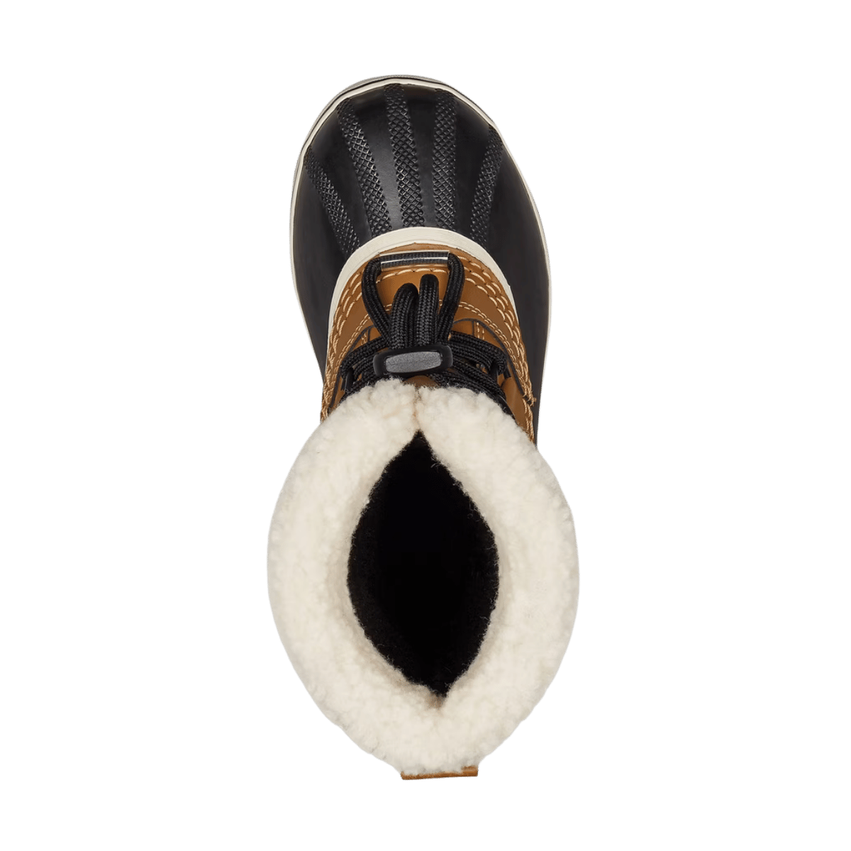 SOREL YOUTH YOOT PAC TP WATERPROOF BOOT - MESQUITE - TOP VIEW