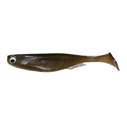 SPARK SHAD SWIMBAIT 5PK - 4" GREEN PUMPKIN