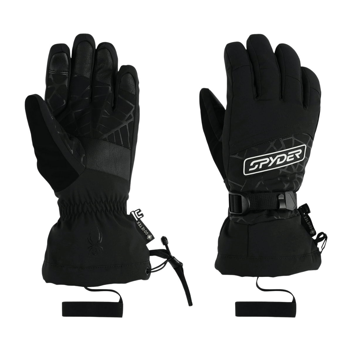 SPYDER  MENS OVERWEB GTX GLOVES - BLACK