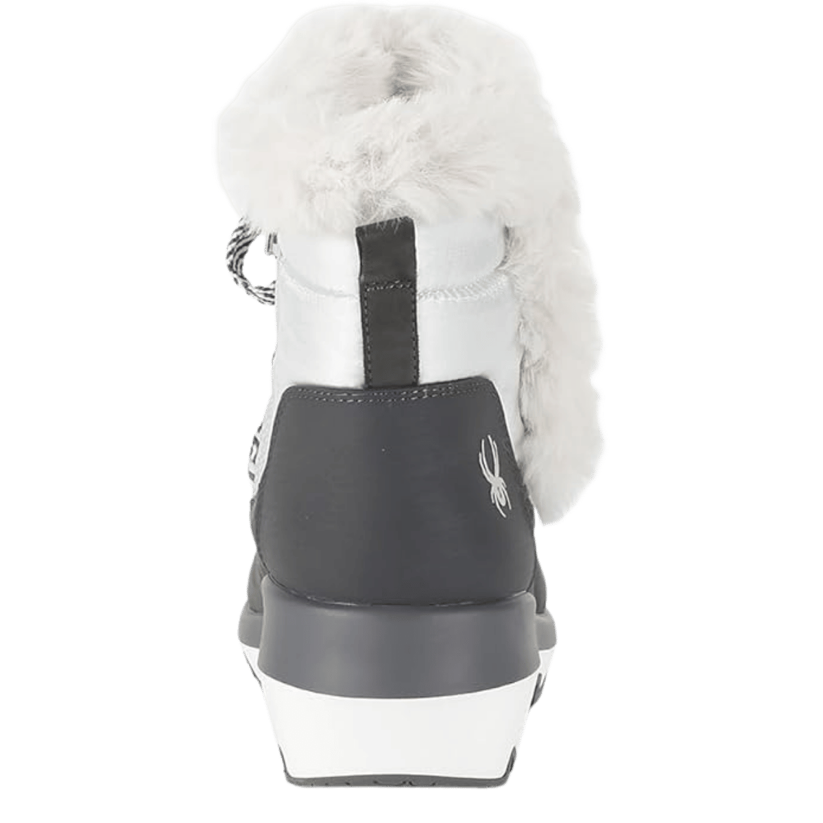 SPYDER WOMEN'S CAMDEN 2 LACE BOOT - GREY - BACK VIEW