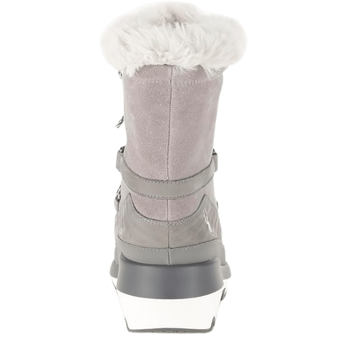 SPYDER WOMEN'S CONIFER WINTER BOOTS - DOVE GREY - BACK VIEW