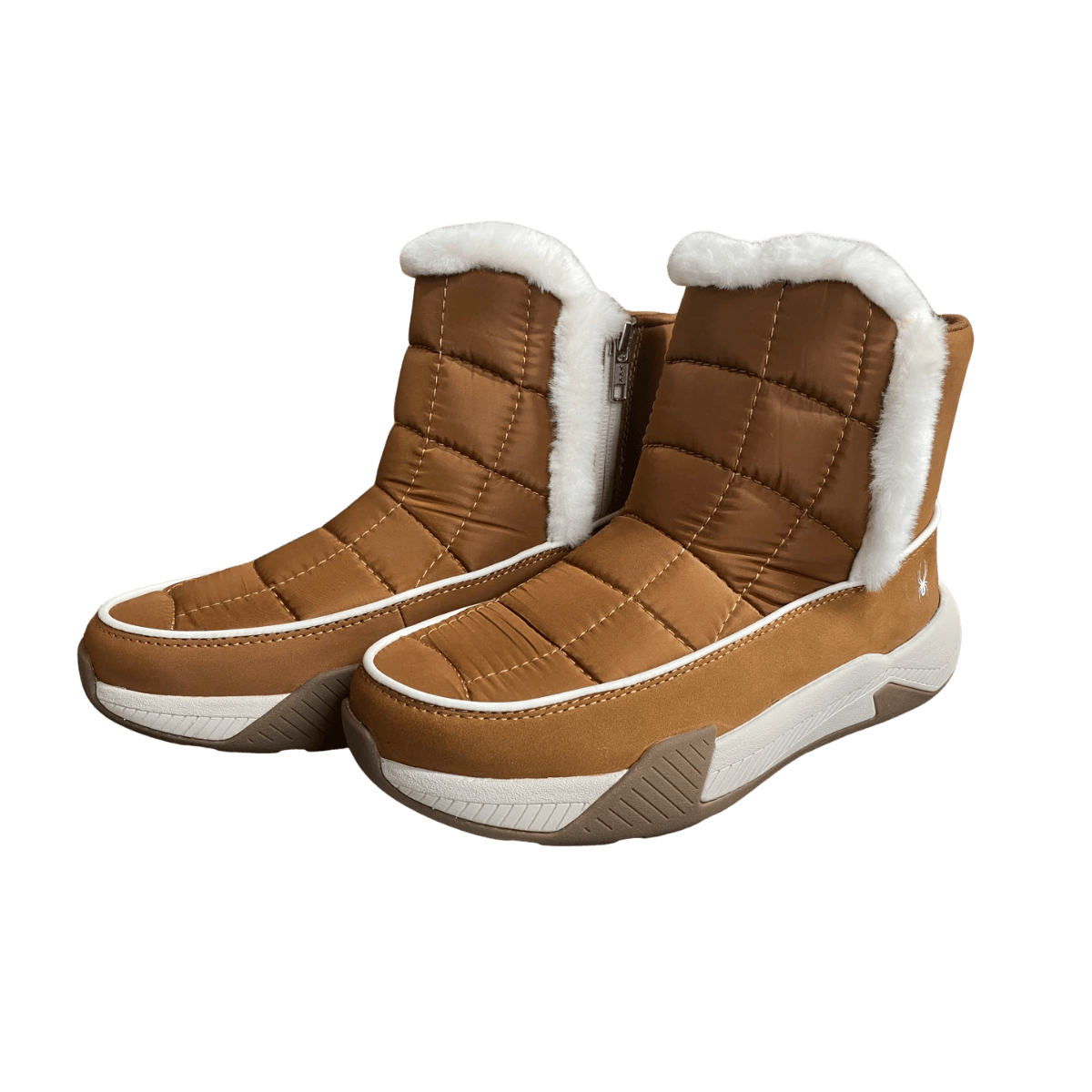 SPYDER WOMEN'S LUMI WATERPROOF BOOT - ROASTED PECAN - FRONT ANGLED VIEW