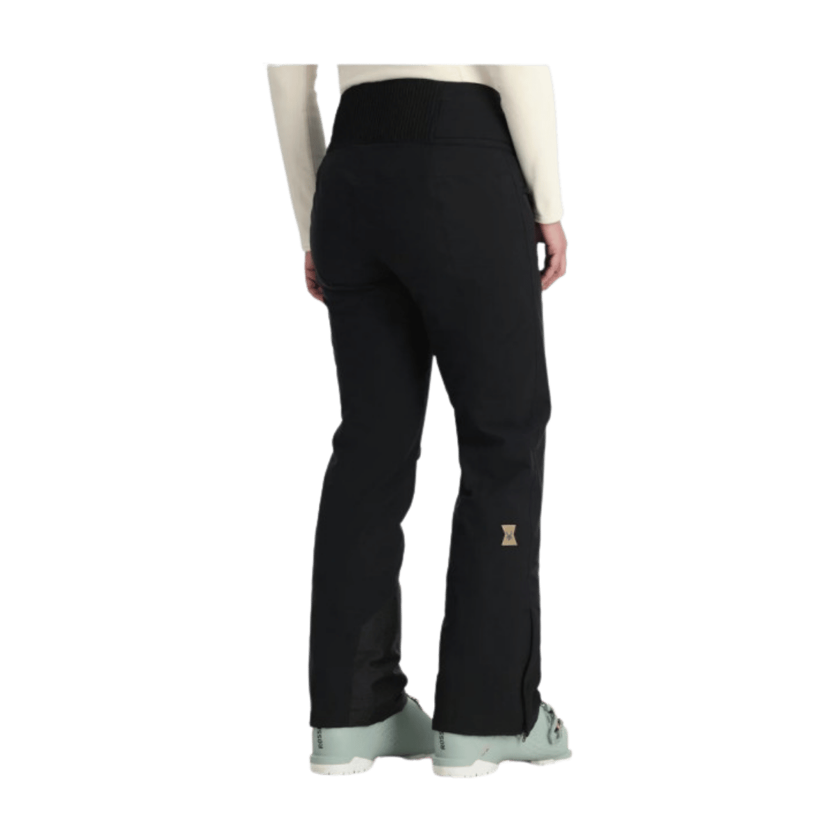 SPYDER WOMENS WINTER WINNER PANTS - BLACK - BACK VIEW