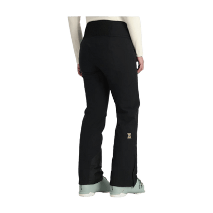SPYDER WOMENS WINTER WINNER PANTS - BLACK - BACK VIEW