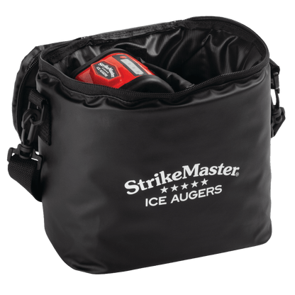 STRIKE MASTER 40V BATTERY BAG OPEN