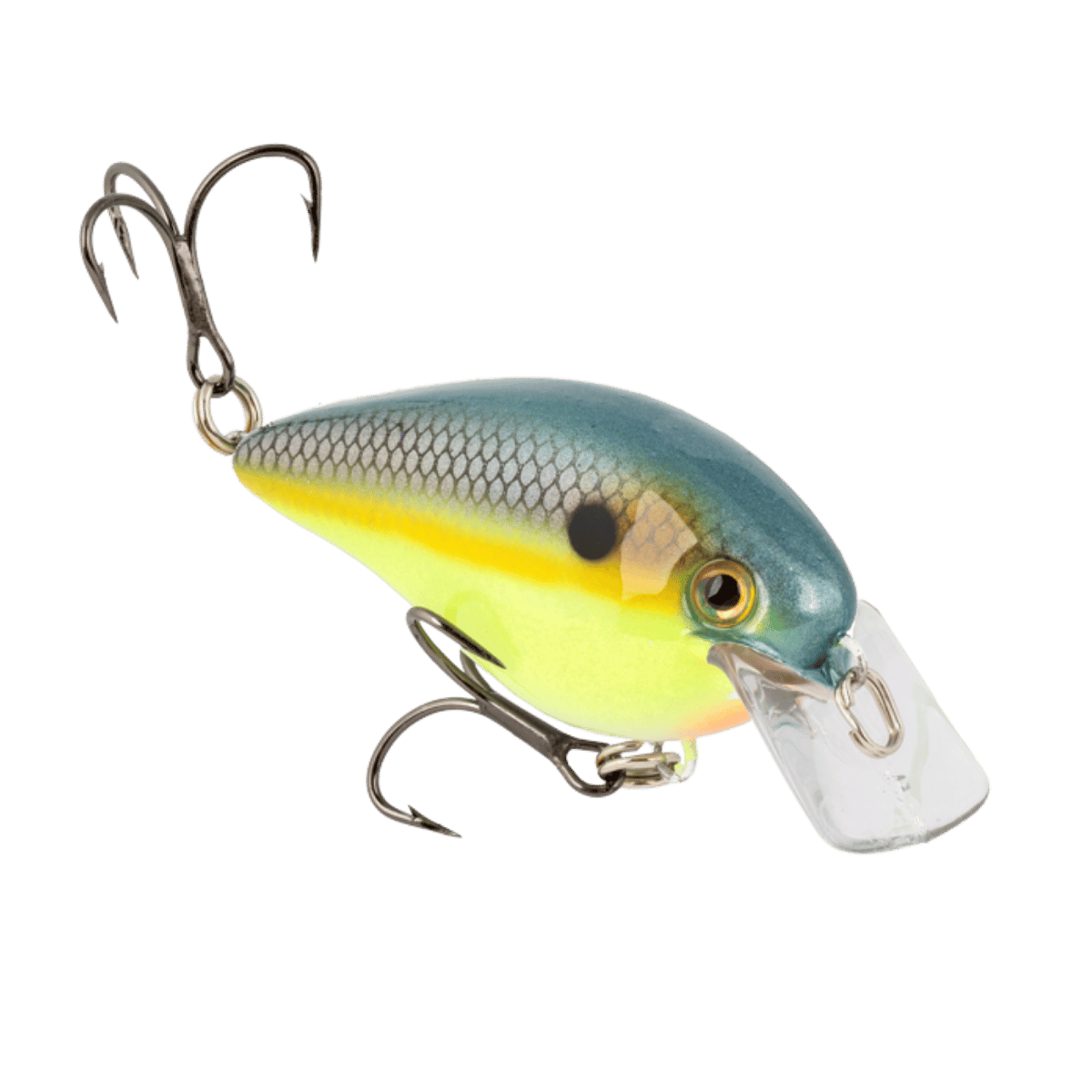 STRIKE KING KVD ELITE SQUARE BILL  2.25 INCH - CHARTREUSE SEXY SHAD 