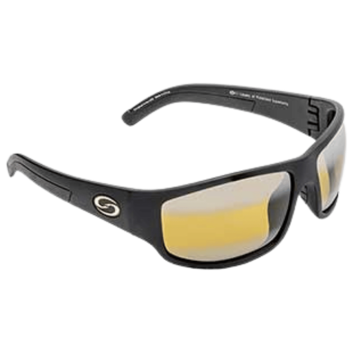 STRIKE KING S11 OPTICS CADDO SUNGLASSES MATTE BLACK/BI YELLOW