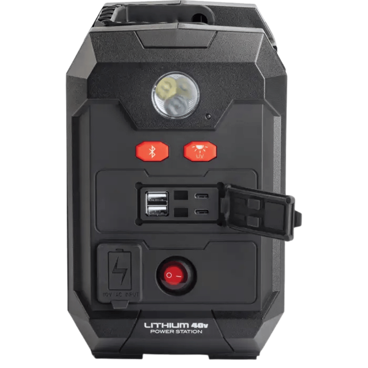 STRIKE MASTER LITHIUM 40V POWER STATION FRONT VIEW