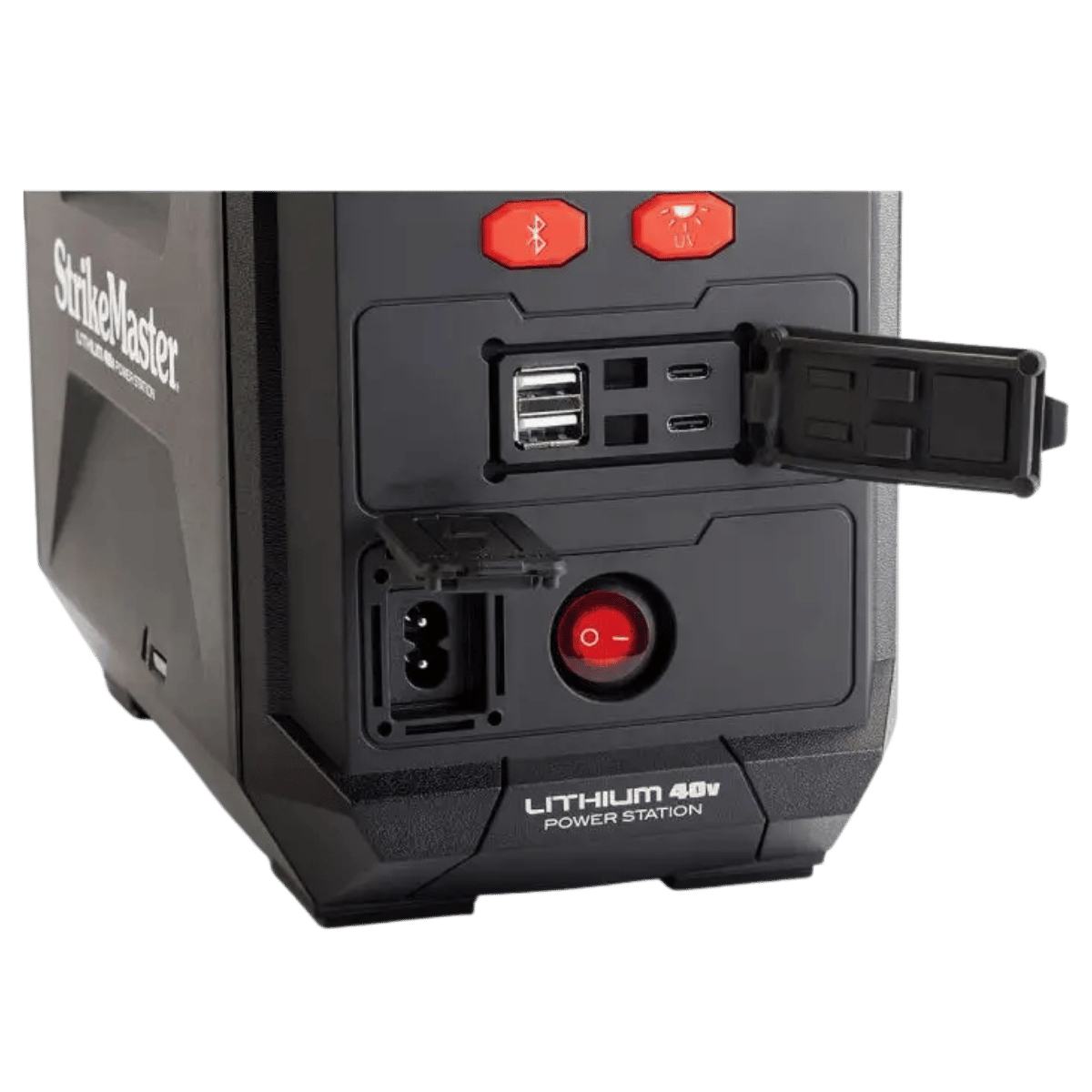 STRIKE MASTER LITHIUM 40V POWER STATION FRONT SIDE VIEW