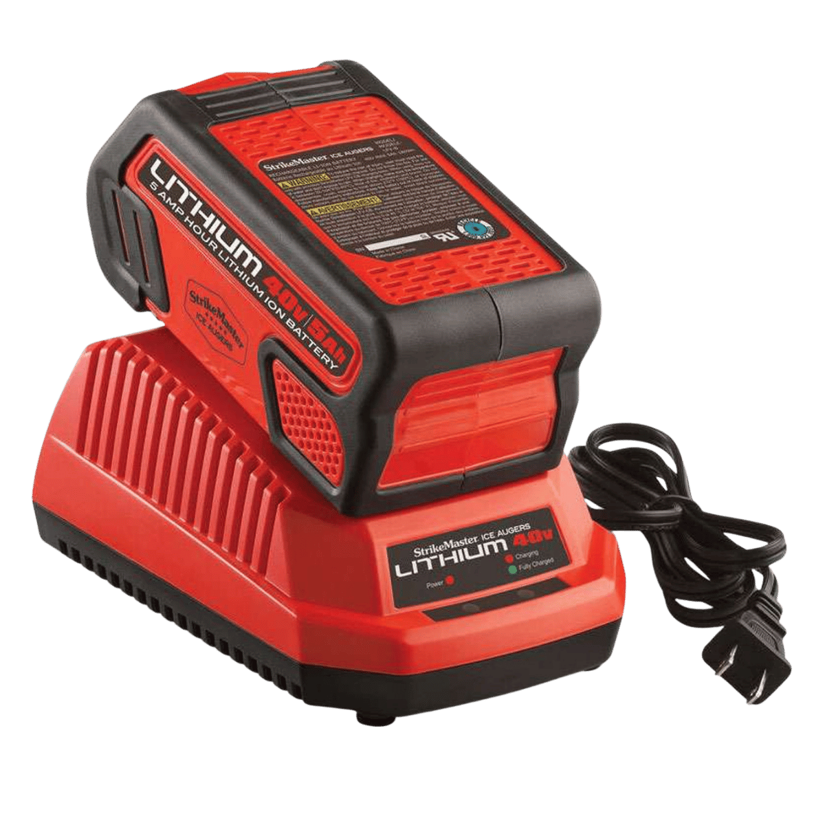 STRIKEMASTER LITHIUM 40V 8INCH LASER FRONT SIDE VIEW