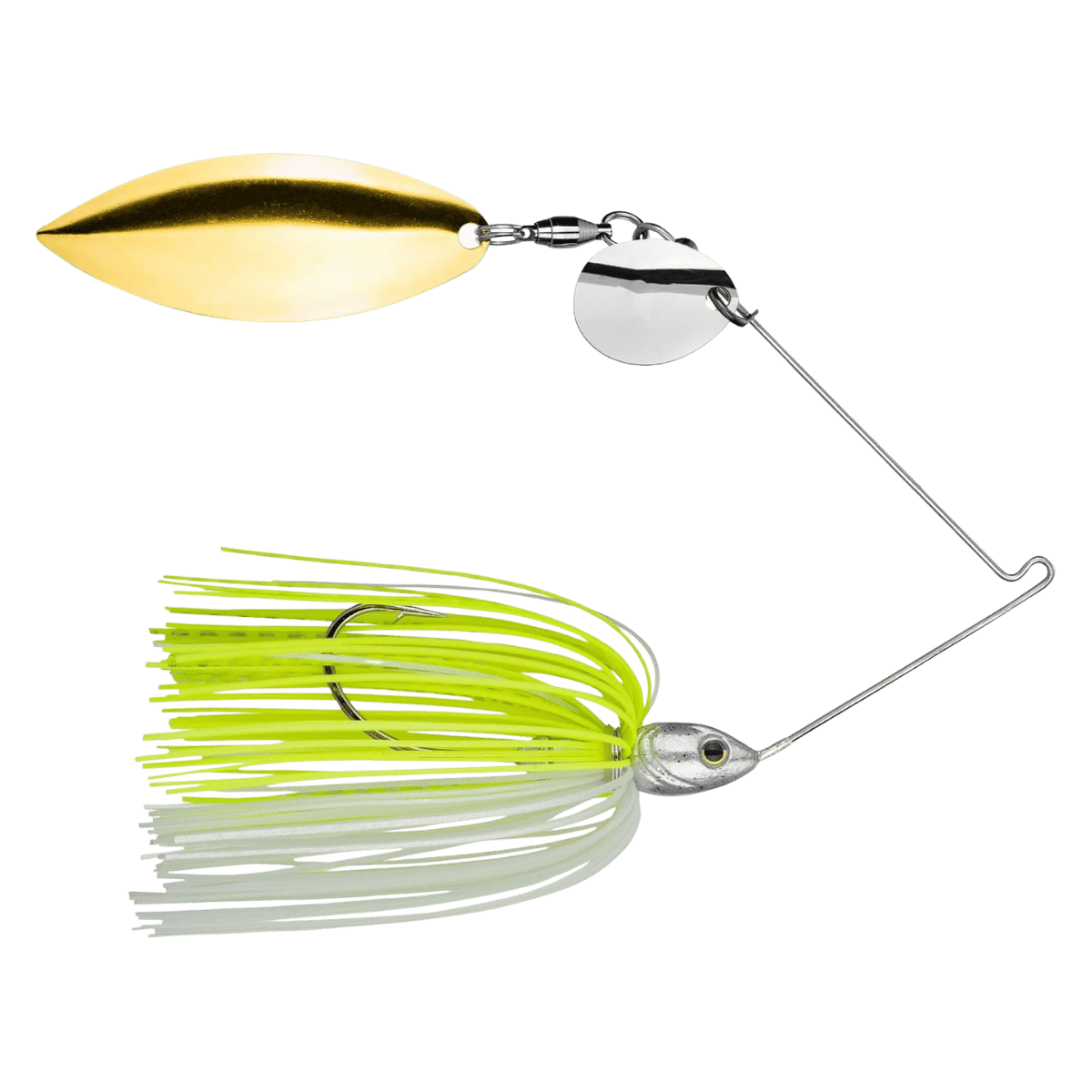 STRIKE KING TOUR GRADE SPINNERBAIT COLORADO/WILLOW 3/8 OZ CHARTREUSE WHITE