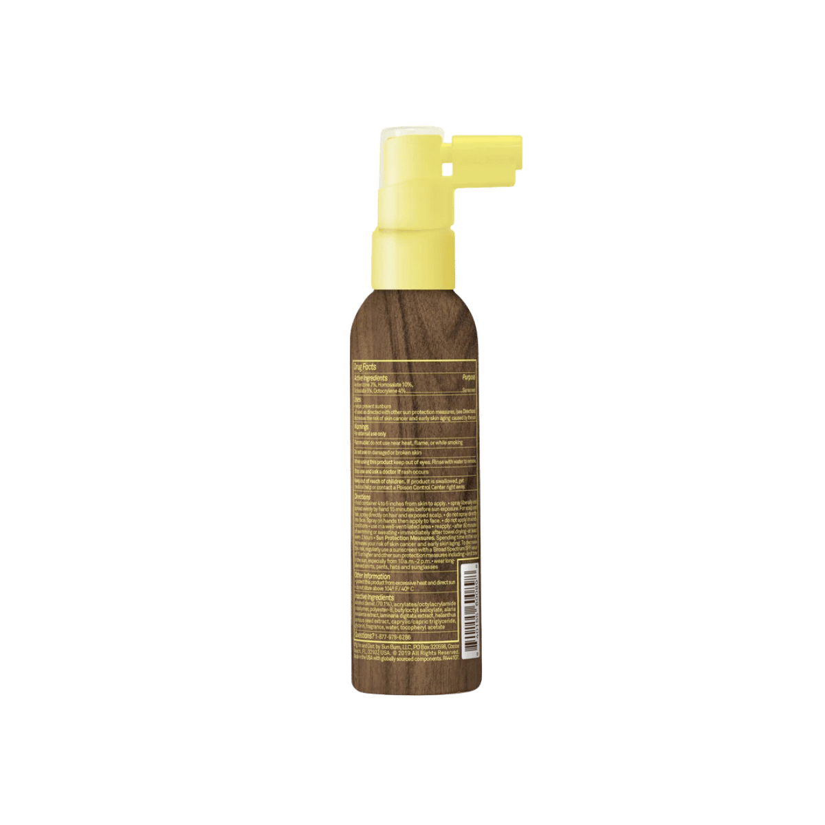 SUN BUM SPF 30 PROTECTING SCALP AND HAIR MIST - 2OZ - BACK VIEW