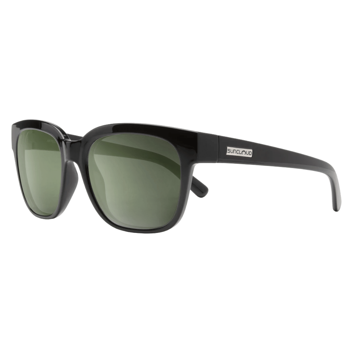 SUNCLOUD AFFECT SUNGLASSES BLACK/POLARIZED GRAY GREEN