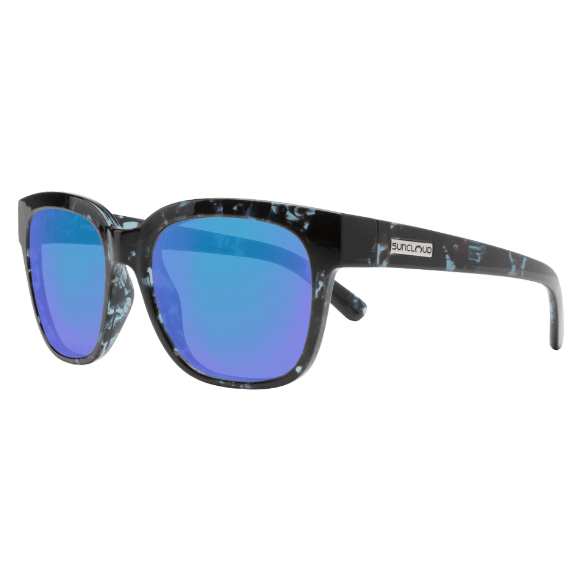 SUNCLOUD AFFECT SUNGLASSES BLUE TORTOISE/POLARIZED BLUE MIRROR