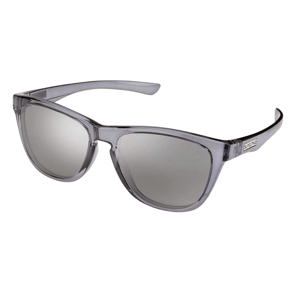 SUNCLOUD TOPSAIL SUNGLASSES - CRYSTAL SILVER BACK PAINT - BLUE MIR