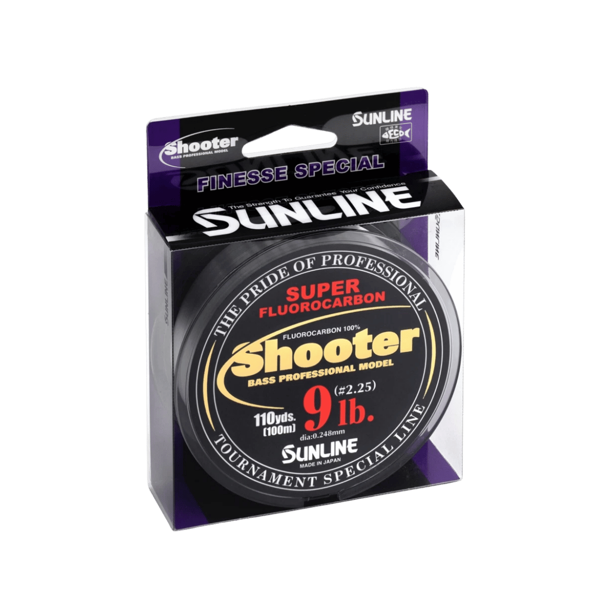 SUNLINE SHOOTER FLUOROCARBON 110YDS - 9 LB - NATURAL CLEAR