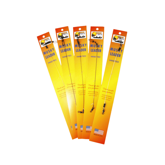 SUNRISE TACKLE MONO MUSKY TROLLING LEADER - 36-INCH -PACKAGING VIEW