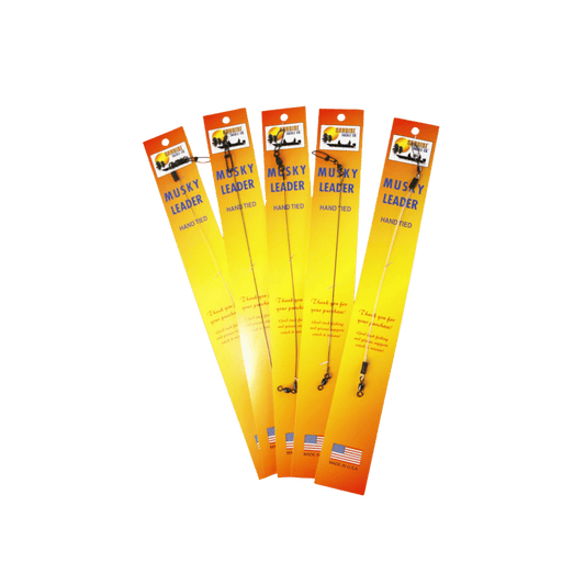 SUNRISE TACKLE SOLID WIRE BALL BEARING LEADER - 175LB -  PACKAGING VIEW