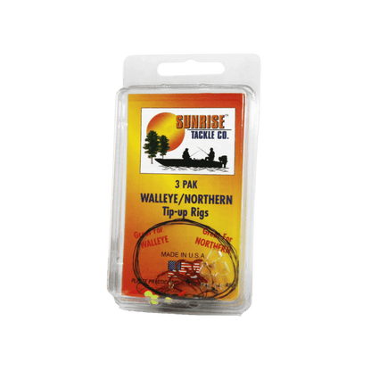 SUNRISE TACKLE WALLEYE FIRELINE TIP UP RIG - PACKAGING VIEW