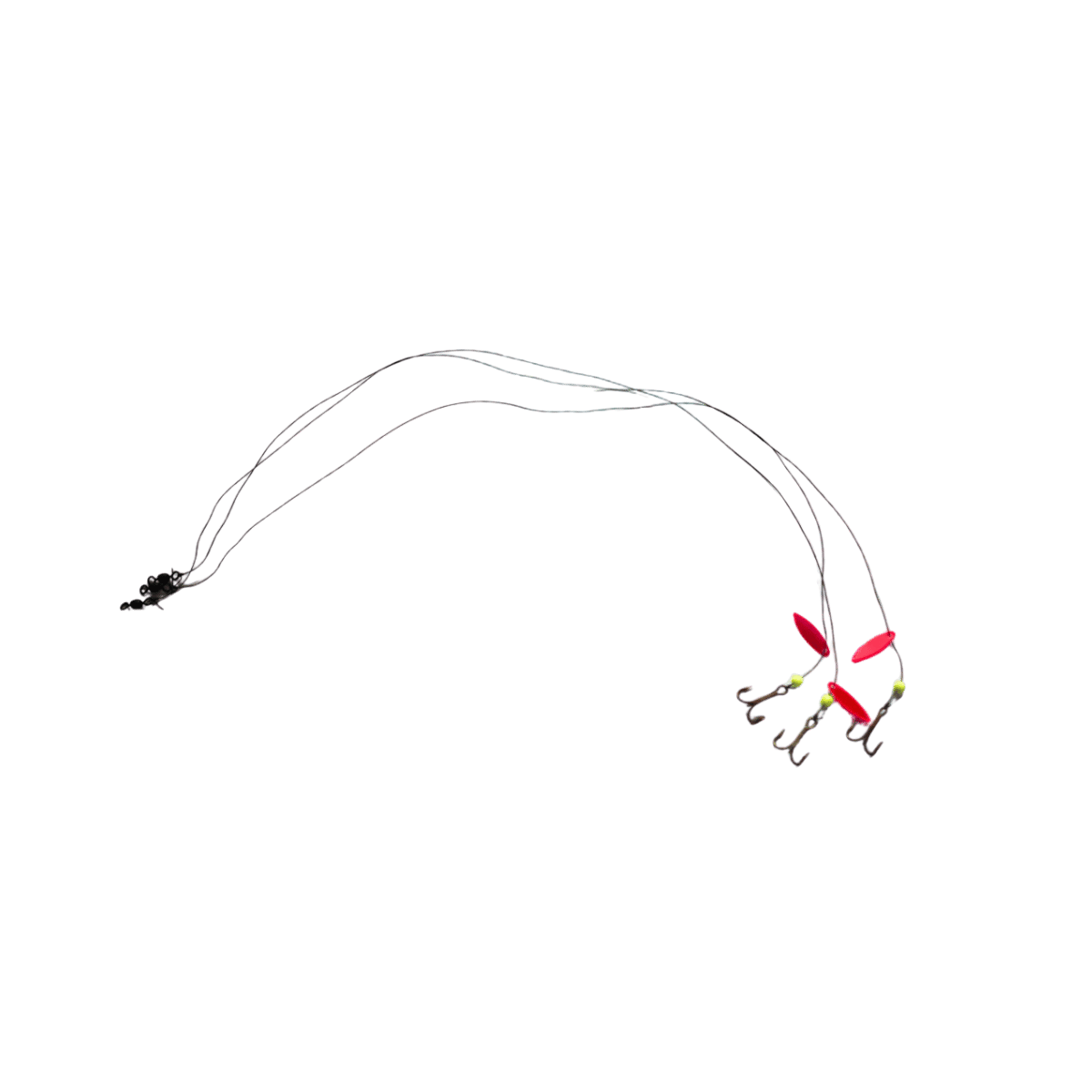 SUNRISE TACKLE WALLEYE FIRELINE TIP UP RIG - PRODUCT DETAIL VIEW