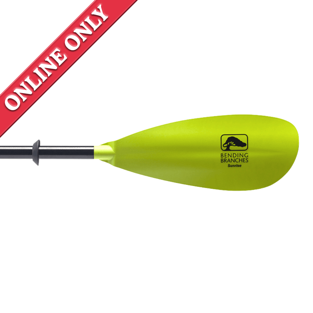 Bending Branches Sunrise Glass Kayak Paddle showing its sold online only