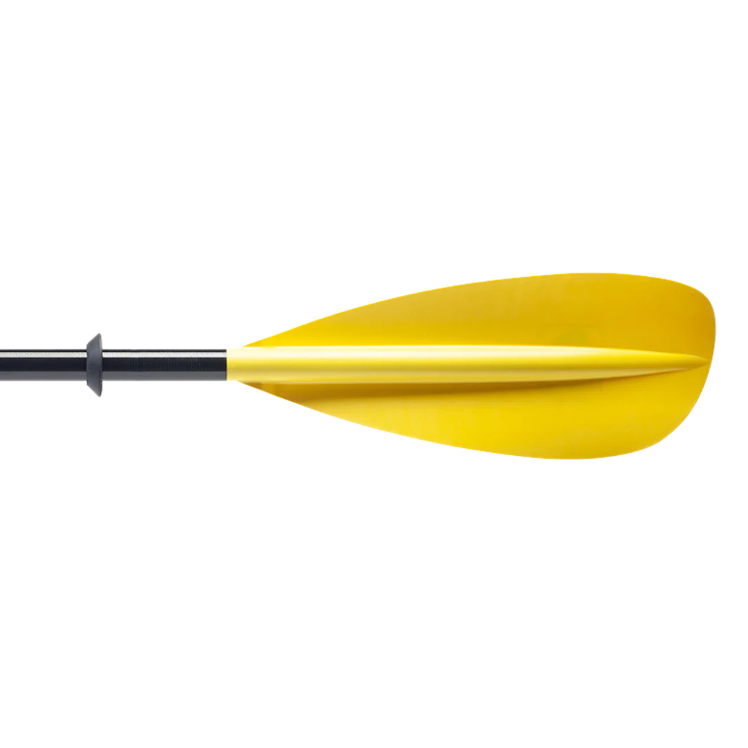 SUNRISE GLASS - FIBERGLASS SHAFT PADDLE blade back side view