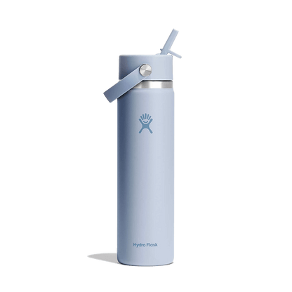 HYDRO FLASK WIDE MOUTH BOTTLE WITH FLEX STRAW CAP 24OZ SURF