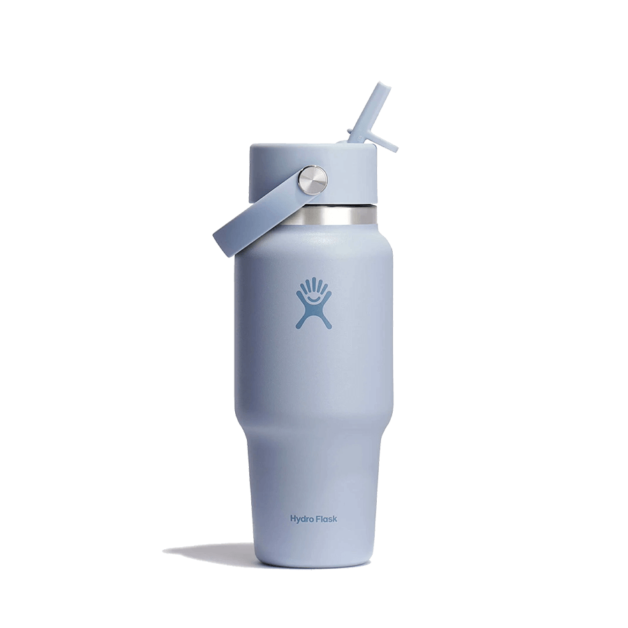 HYDRO FLASK WIDE MOUTH TRAVEL BOTTLE WITH FLEX STRAW 24OZ SURF
