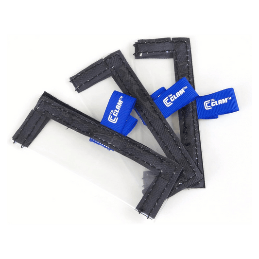CLAM LARGE TACKLE POUCHES 3PK - 2` X 4`